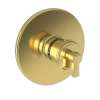 Newport Brass Miro: 3/4" Round Thermostatic Trim Plate with Handle