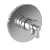 Newport Brass Miro: 3/4" Round Thermostatic Trim Plate with Handle