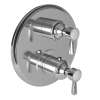 Newport Brass Astaire: 1/2" Round Thermostatic Trim Plate with Handle