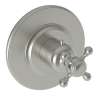 Newport Brass Victoria: 3/4" Round Thermostatic Trim Plate with Handle