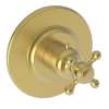 Newport Brass Victoria: 3/4" Round Thermostatic Trim Plate with Handle