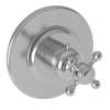 Newport Brass Victoria: 3/4" Round Thermostatic Trim Plate with Handle