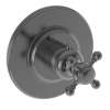 Newport Brass Victoria: 3/4" Round Thermostatic Trim Plate with Handle