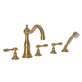 Newport Brass Victoria: Roman Tub Faucet with Hand Shower