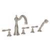 Newport Brass Victoria: Roman Tub Faucet with Hand Shower
