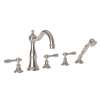 Newport Brass Victoria: Roman Tub Faucet with Hand Shower