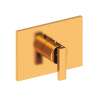 Newport Brass Secant(R): 3/4" Rectangular Thermostatic Trim Plate with Handle