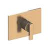 Newport Brass Secant(R): 3/4" Rectangular Thermostatic Trim Plate with Handle