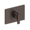 Newport Brass Secant(R): 3/4" Rectangular Thermostatic Trim Plate with Handle