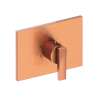 Newport Brass Secant(R): 3/4" Rectangular Thermostatic Trim Plate with Handle