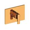Newport Brass Secant(R): 3/4" Rectangular Thermostatic Trim Plate with Handle