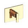 Newport Brass Secant(R): 3/4" Rectangular Thermostatic Trim Plate with Handle