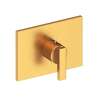 Newport Brass Secant(R): 3/4" Rectangular Thermostatic Trim Plate with Handle