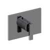 Newport Brass Secant(R): 3/4" Rectangular Thermostatic Trim Plate with Handle