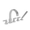 Newport Brass Secant(R): Roman Tub Faucet with Hand Shower