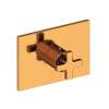 Newport Brass Secant(R): 3/4" Rectangular Thermostatic Trim Plate with Handle