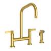 Newport Brass Pardees(R): Kitchen Bridge Faucet with Side Spray