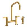 Newport Brass Pardees(R): Kitchen Bridge Faucet with Side Spray