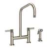 Newport Brass Pardees(R): Kitchen Bridge Faucet with Side Spray