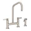 Newport Brass Pardees(R): Kitchen Bridge Faucet with Side Spray