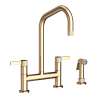 Newport Brass Pardees(R): Kitchen Bridge Faucet with Side Spray