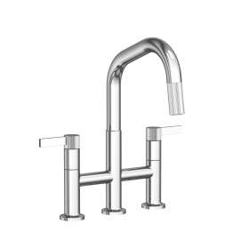 Newport Brass Pardees(R): Kitchen Bridge Pull-Down Faucet