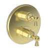Newport Brass Aylesbury: 1/2" Round Thermostatic Trim Plate with Handle