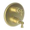 Newport Brass Aylesbury: 1/2" Round Thermostatic Trim Plate with Handle