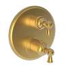 Newport Brass Aylesbury: 1/2" Round Thermostatic Trim Plate with Handle