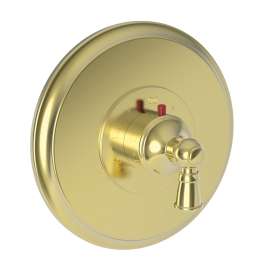 Newport Brass Aylesbury: 3/4" Round Thermostatic Trim Plate with Handle