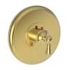 Newport Brass Aylesbury: 3/4" Round Thermostatic Trim Plate with Handle