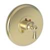 Newport Brass Aylesbury: 3/4" Round Thermostatic Trim Plate with Handle