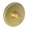 Newport Brass Aylesbury: 3/4" Round Thermostatic Trim Plate with Handle