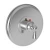 Newport Brass Aylesbury: 3/4" Round Thermostatic Trim Plate with Handle