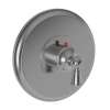 Newport Brass Aylesbury: 3/4" Round Thermostatic Trim Plate with Handle