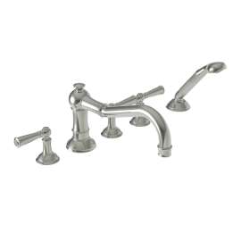 Newport Brass Jacobean: Roman Tub Faucet with Hand Shower