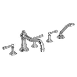 Newport Brass Jacobean: Roman Tub Faucet with Hand Shower