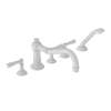 Newport Brass Jacobean: Roman Tub Faucet with Hand Shower