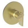 Newport Brass Pavani: 3/4" Round Thermostatic Trim Plate with Handle