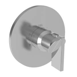 Newport Brass Pavani: 3/4" Round Thermostatic Trim Plate with Handle