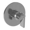 Newport Brass Pavani: 3/4" Round Thermostatic Trim Plate with Handle