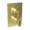 Newport Brass Joffrey(R): 1/2" Square Thermostatic Trim Plate with Handle
