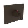 Newport Brass Joffrey(R): 3/4" Square Thermostatic Trim Plate with Handle