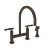 Newport Brass Muncy: Kitchen Bridge Faucet with Side Spray
