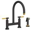 Newport Brass Muncy: Kitchen Bridge Faucet with Side Spray