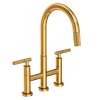 Newport Brass Muncy: Kitchen Bridge Pull-Down Faucet