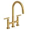 Newport Brass Muncy: Kitchen Bridge Pull-Down Faucet
