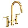 Newport Brass Muncy: Kitchen Bridge Pull-Down Faucet