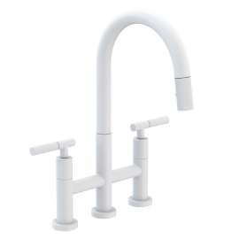 Newport Brass Muncy: Kitchen Bridge Pull-Down Faucet