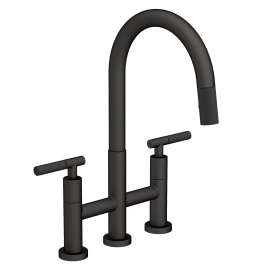 Newport Brass Muncy: Kitchen Bridge Pull-Down Faucet
